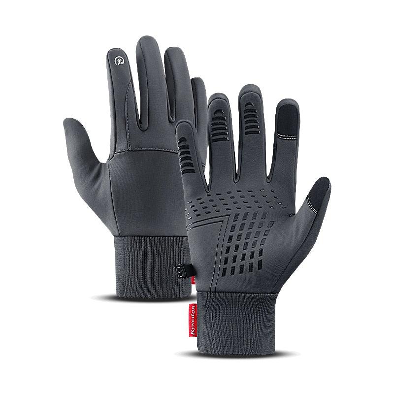 Winter Gloves Men Cycling Bike Women Thermal Fleece Cold Wind Waterproof Touch Screen Bicycle Warm Outdoor Running Skiing Mitten - Pogo Cycles available in cycle to work