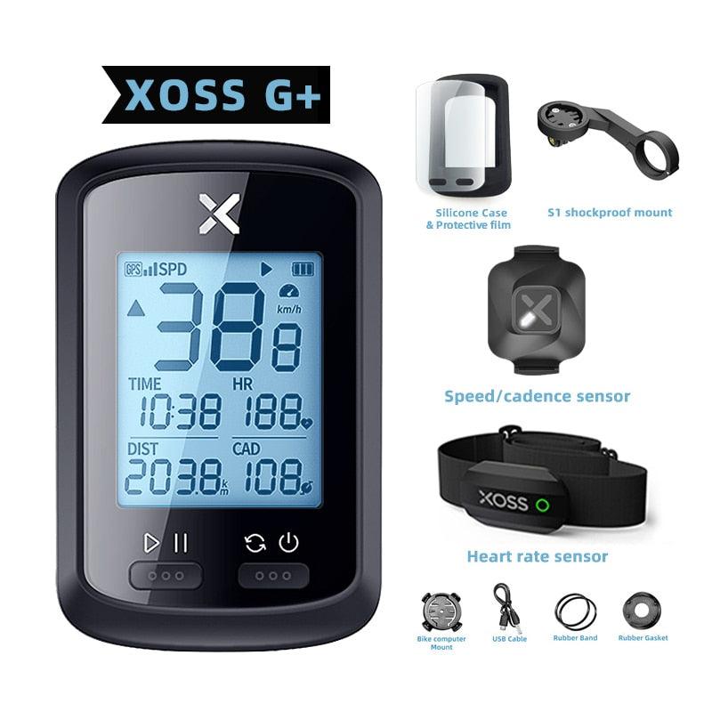 XOSS G plus G bike GPS Bicycle Computer Wireless Speedometer Waterproof cycling gps cycle computer Bicycle speedometer - Pogo Cycles