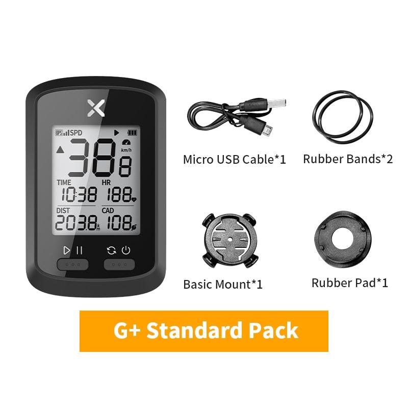 XOSS G Plus GPS Bike Computer Wireless Cycling Speedometer Road Bike MTB Waterproof Bluetooth ANT+Cadence Speed Bicycle Computer - Pogo Cycles