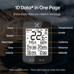 XOSS G2 Bike Computer Wireless GPS Cycling Speedometer Roadbike MTB Waterproof ANT+ Cadence Speed Smart Bicycle Computer - Pogo Cycles