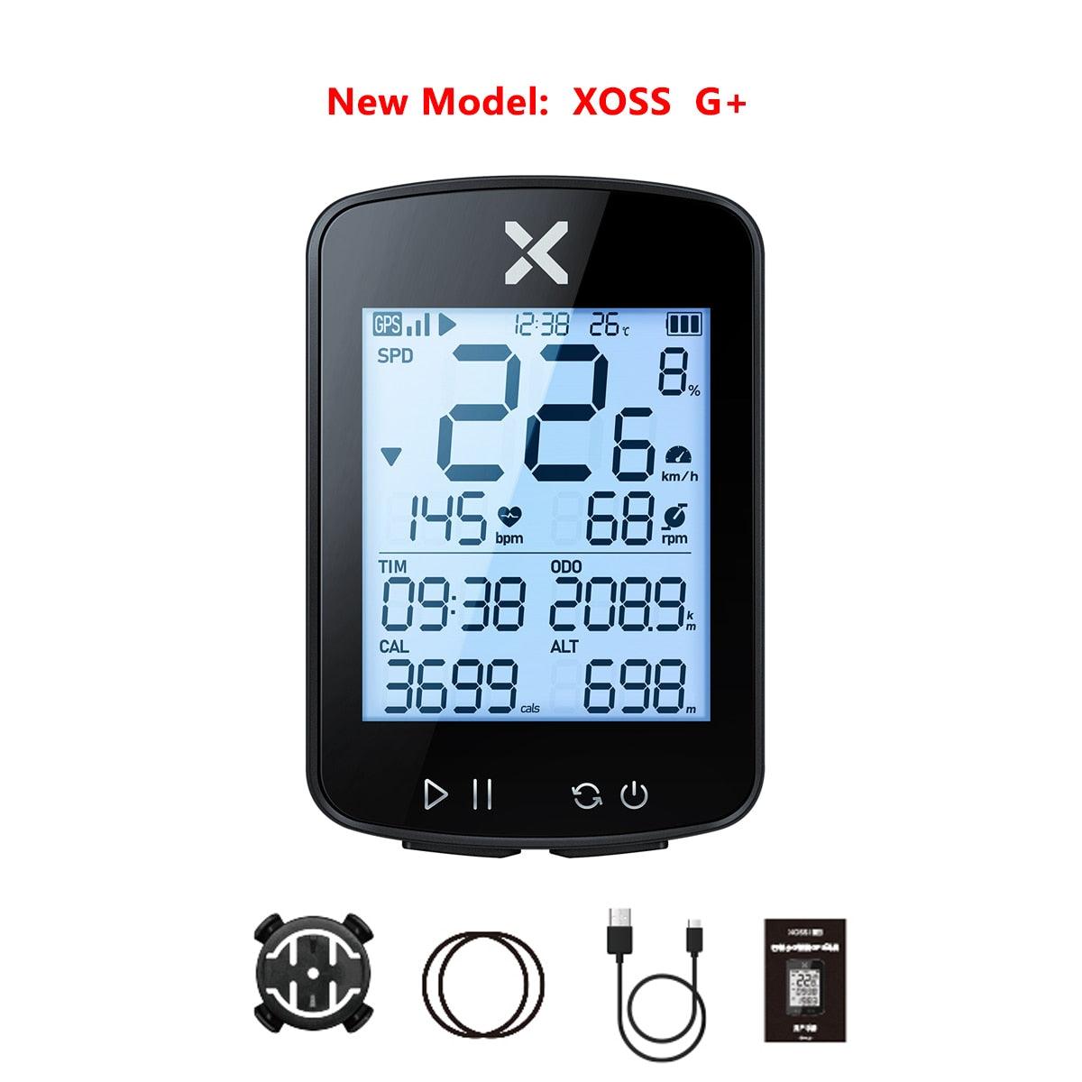 XOSS G2 G+2 Bike Computer Wireless GPS Cycling Speedometer Roadbike MTB Waterproof ANT+ Cadence Speed Smart Bicycle Computer - Pogo Cycles