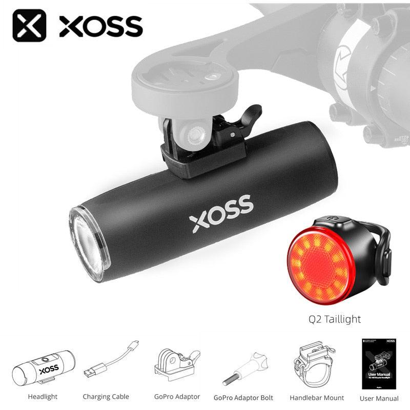 XOSS XL-400 Bicycle Headlight Waterproof Bike Light USB Rechargeable MTB Front Lamp 400Lumen Bicycle Flashlight Lamp Accessories - Pogo Cycles